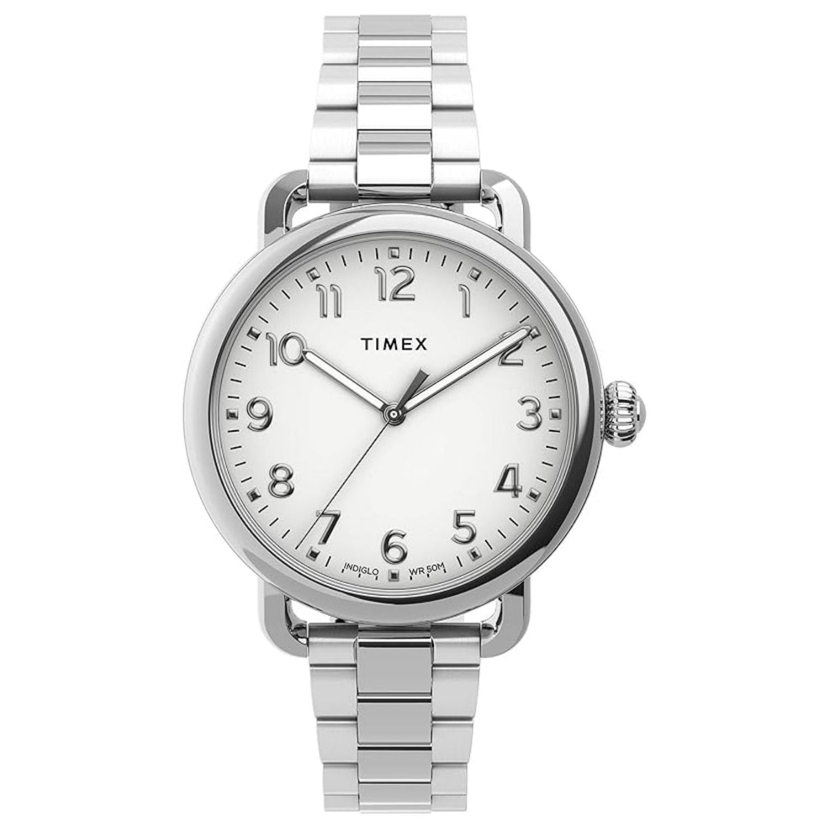 Timex Classic White Dial Stainless Steel Watch