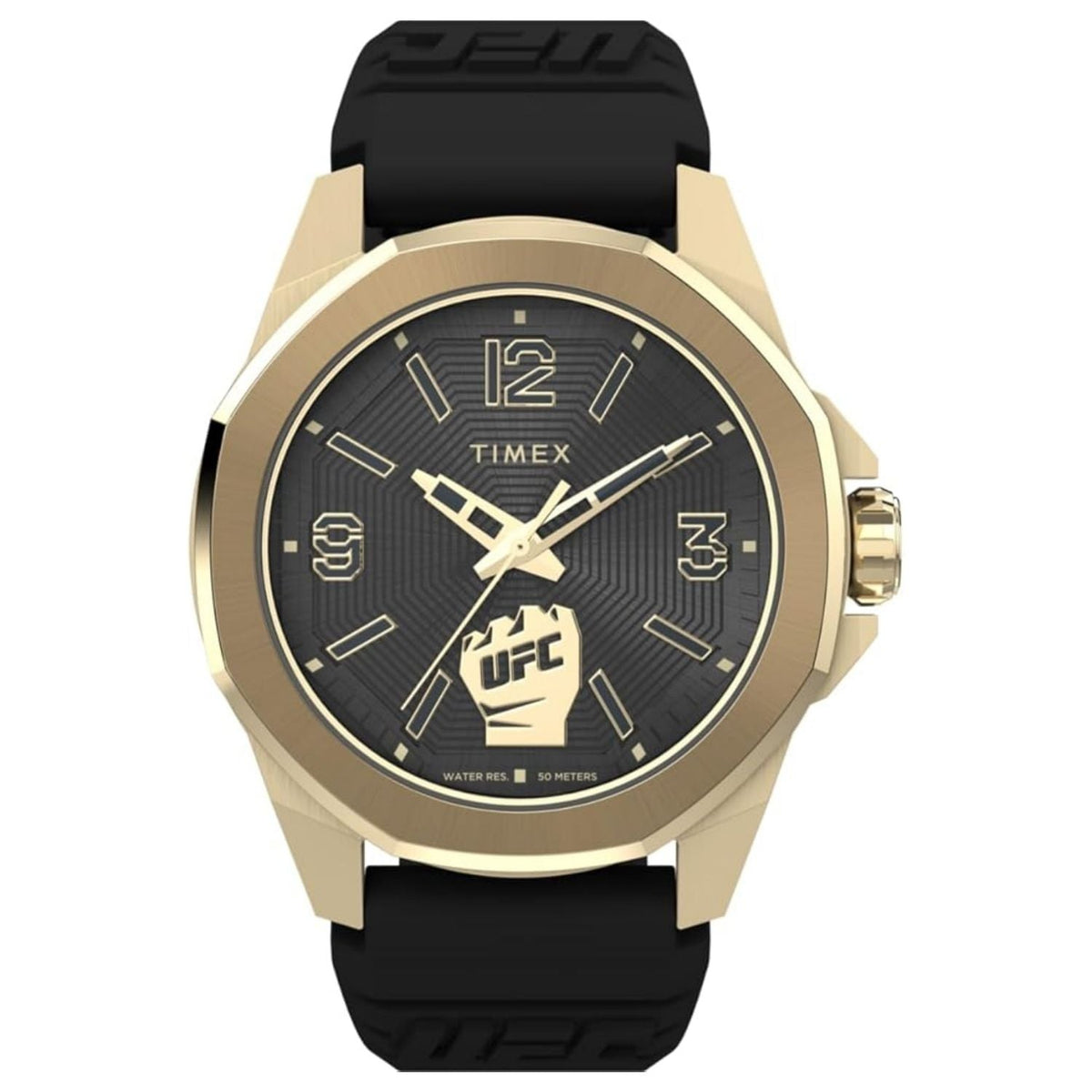 Timex Classic Black Dial Stainless Steel Watch