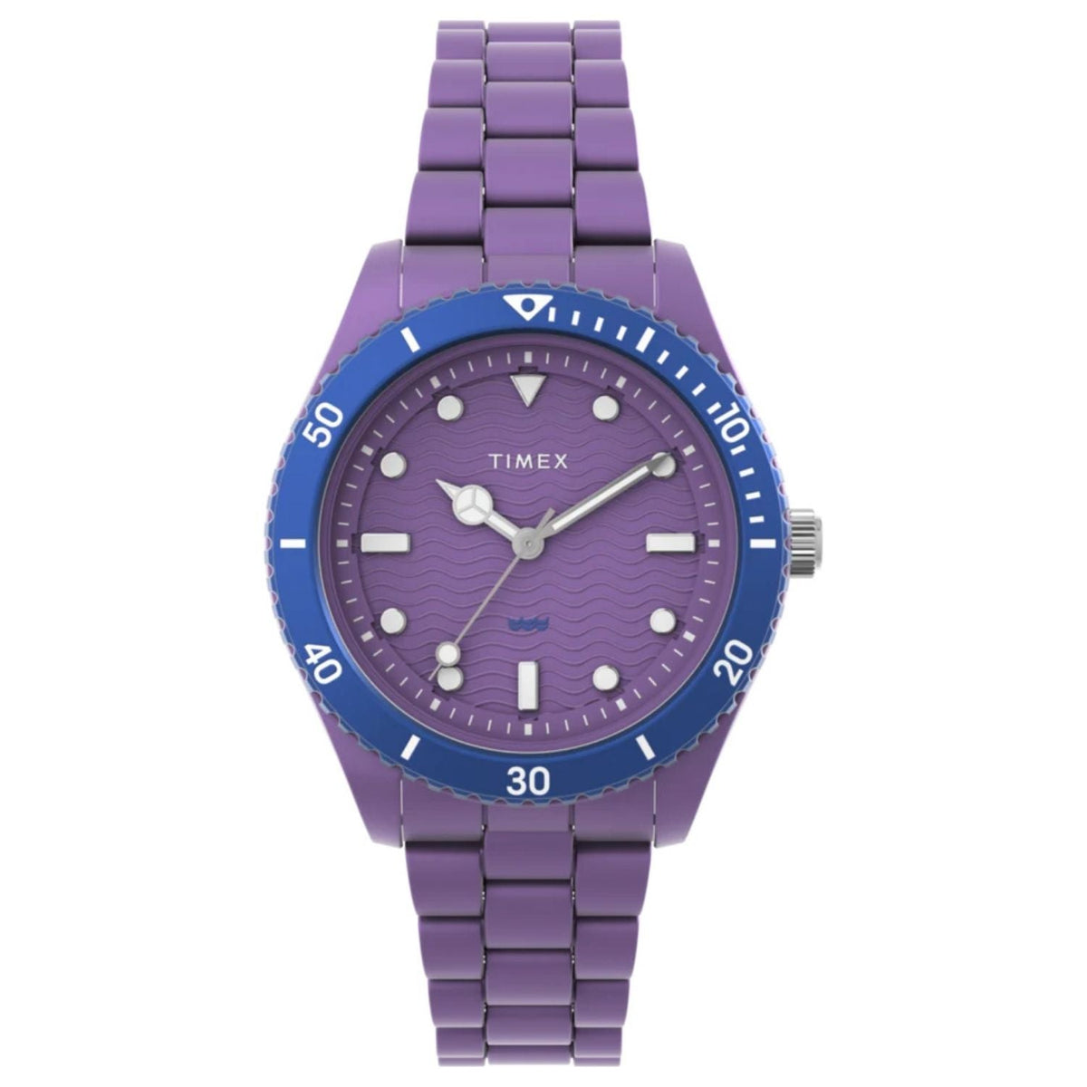 Timex Classic Purple Dial Quartz Watch