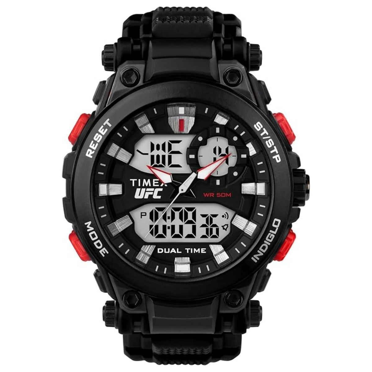 Timex Classic Black Resin Quartz Watch