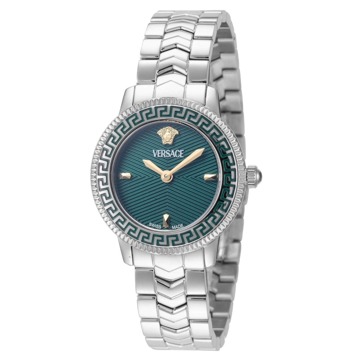 Versace V-Icon Green Dial Watch