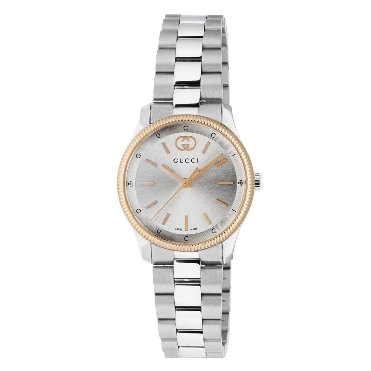 G-Timeless Silver Stainless Steel Watch