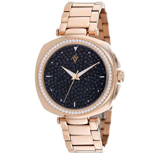 Christian Van Sant Mirabella Rose Gold Tone Stainless Steel Watch