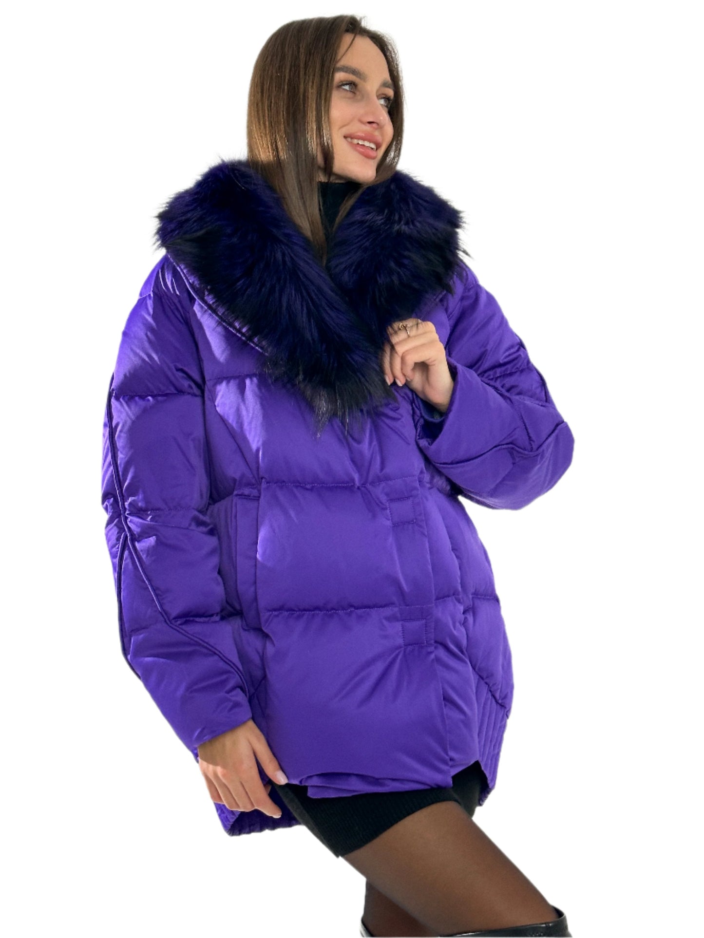 Silver Fox Premium Down Fill Coat