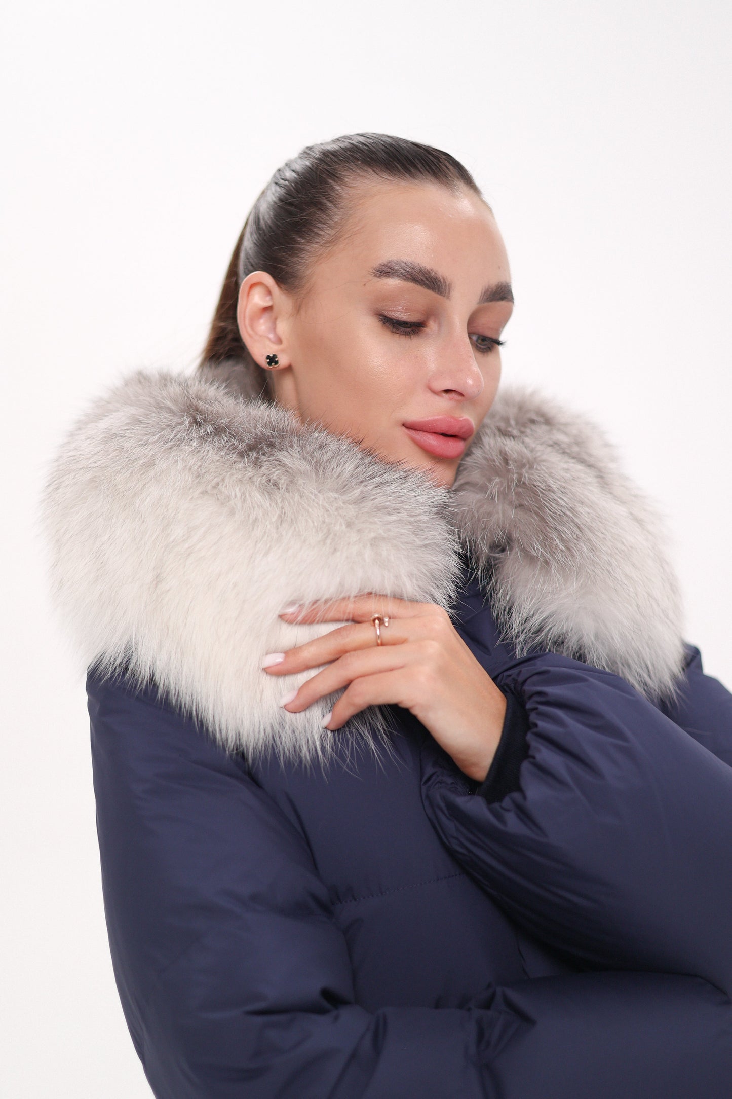 Silver Fox Down Fill Coat
