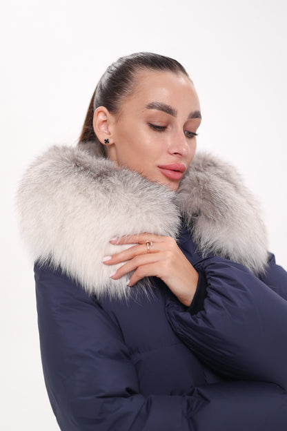 Silver Fox Down Fill Coat