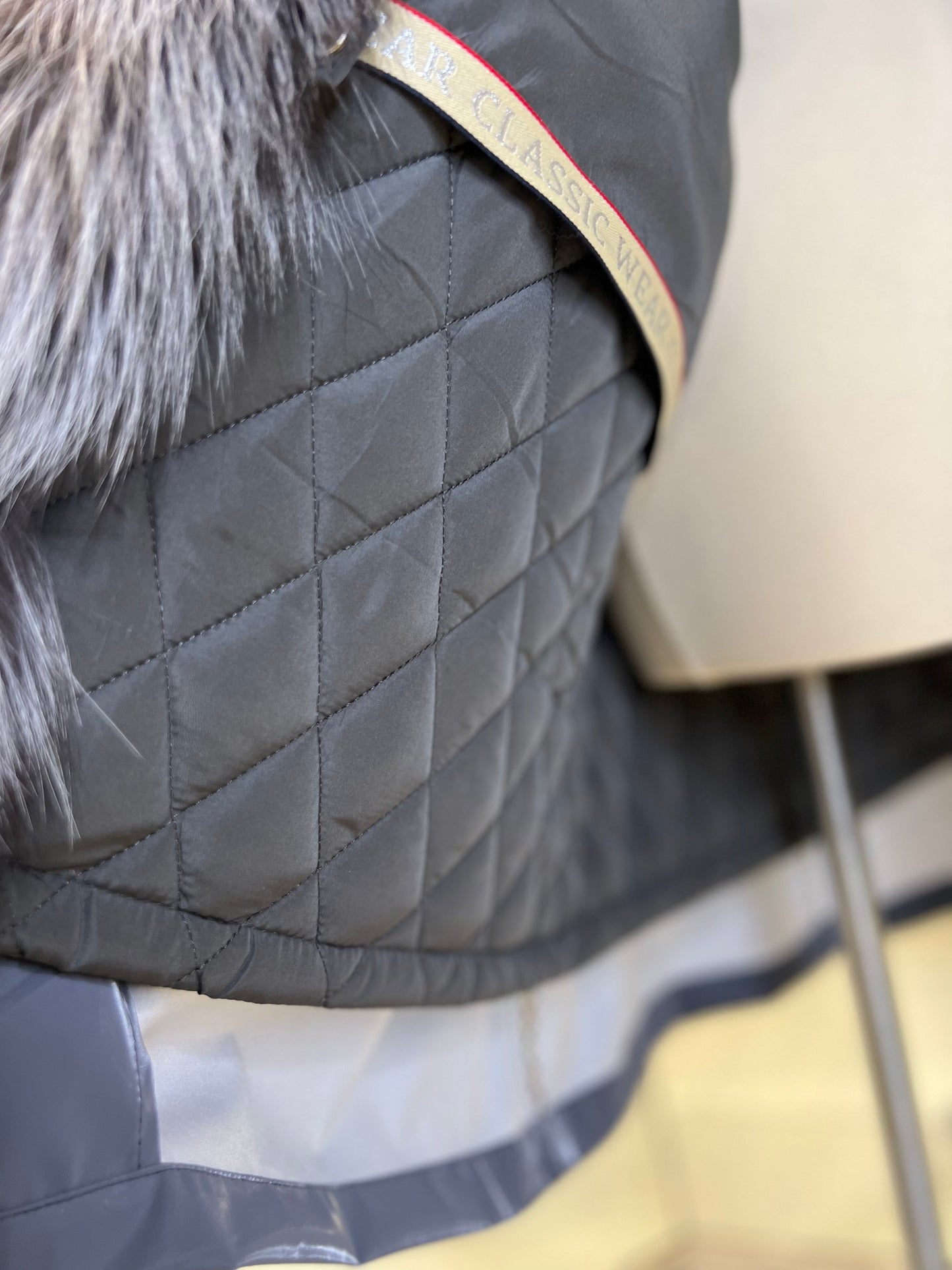 Silver Fox Fully Lined Hood Rabbit Insulated Parka
