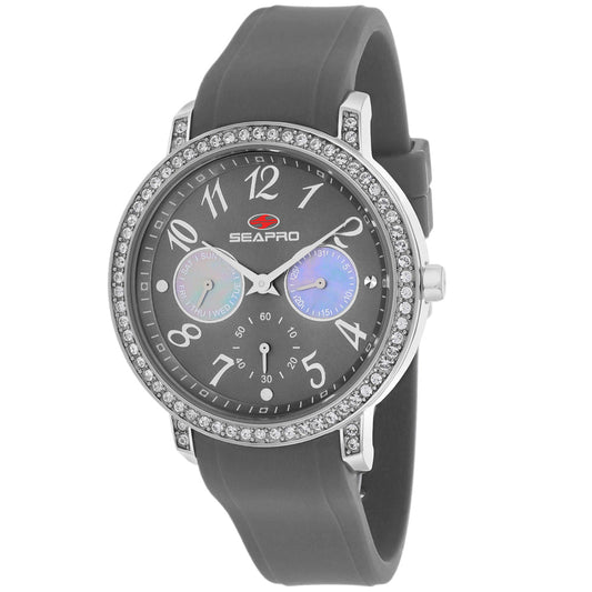 Seapro Swell Grey Silicone Watch