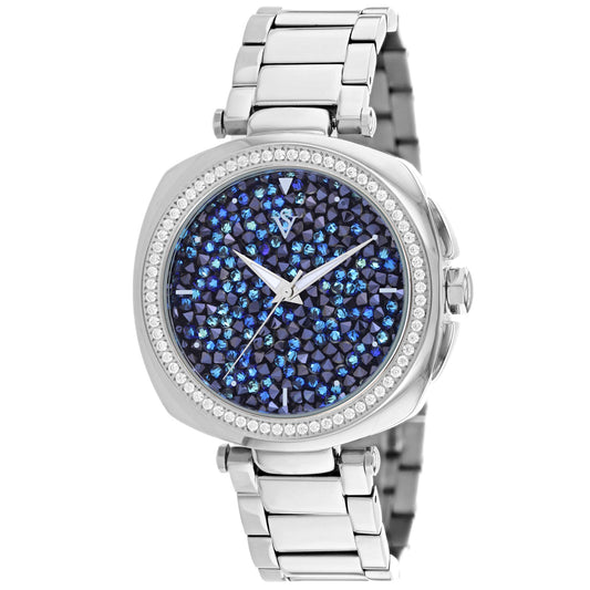 Christian Van Sant Mirabella Blue Dial Stainless Steel Watch