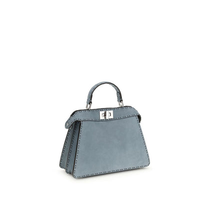 Blue Calf Leather Bos Taurus Handbag