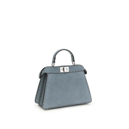 Blue Calf Leather Bos Taurus Handbag