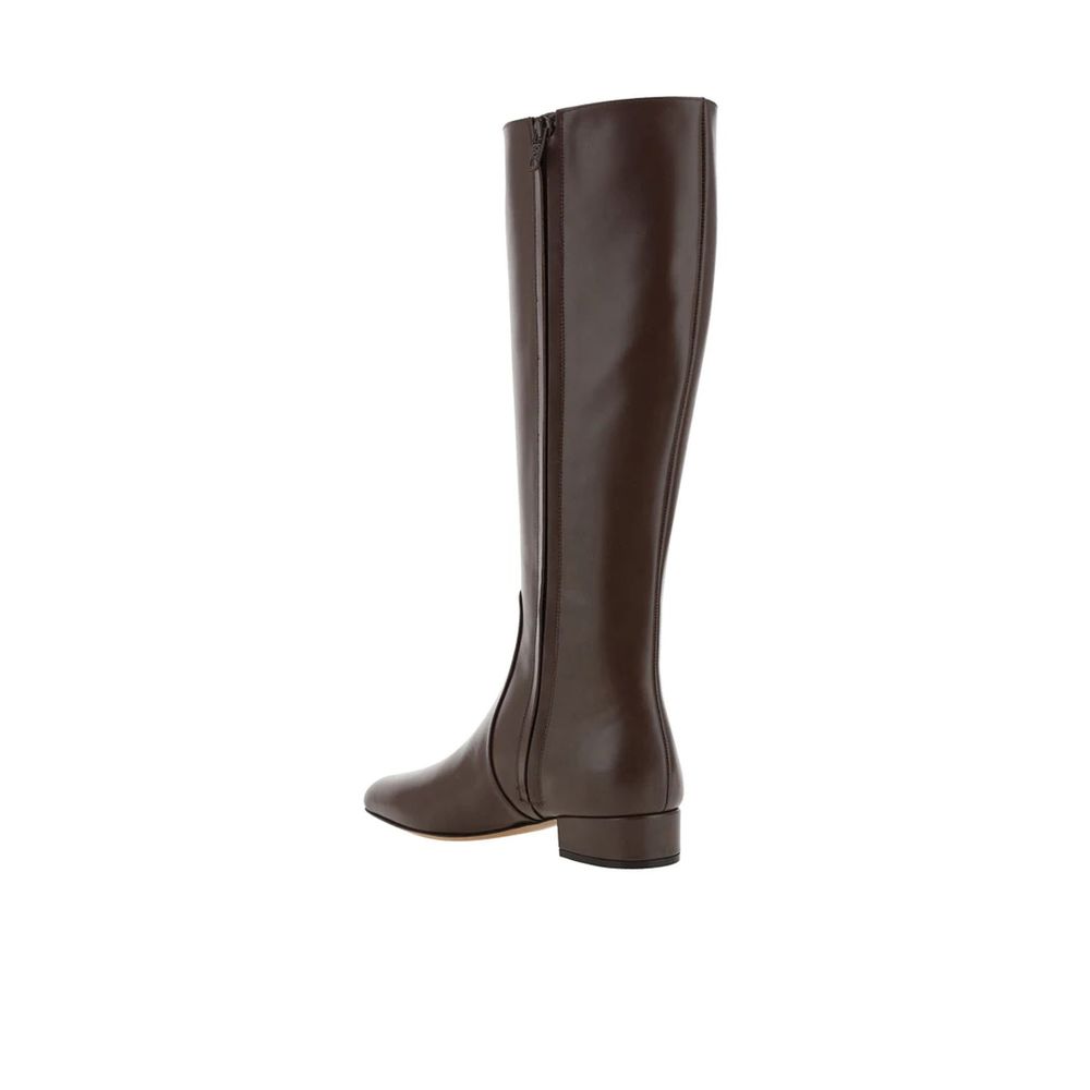 Brown Calfskin Boots