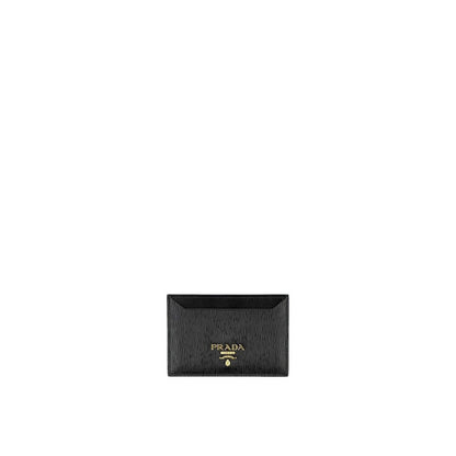 Prada Black Saffiano Leather Card Holder