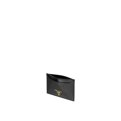 Prada Black Saffiano Leather Card Holder