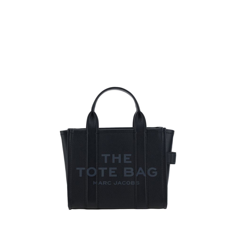 Marc Jacobs The Small Tote Bag in Black Grained Leather