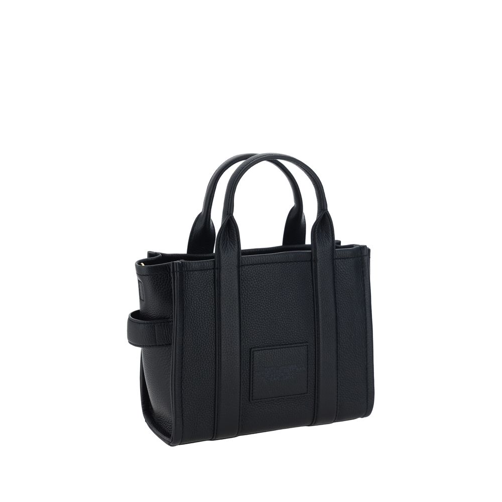 Marc Jacobs The Small Tote Bag in Black Grained Leather