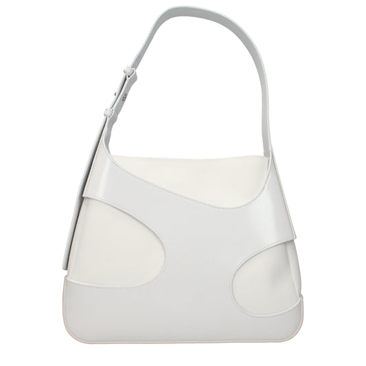 White Leather Shoulder Bag