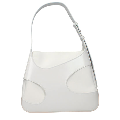 White Leather Shoulder Bag
