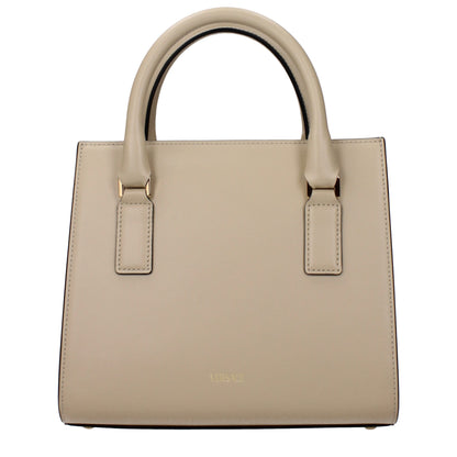 Versace Women's Natural Beige Leather Handbag