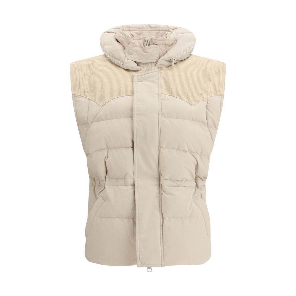 Isabel Marant Étoile Olfa Beige Padded Gilet