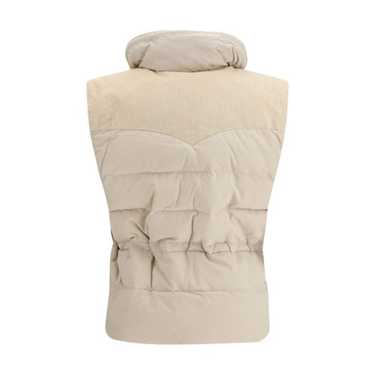 Isabel Marant Étoile Olfa Beige Padded Gilet