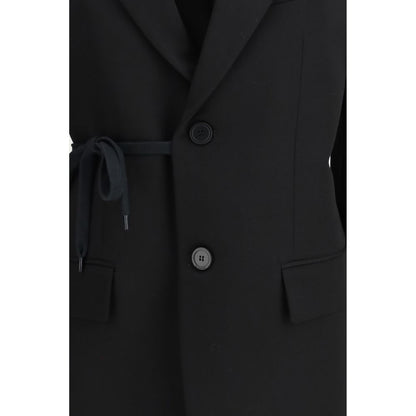 Balenciaga Black Wrap Tailored Blazer