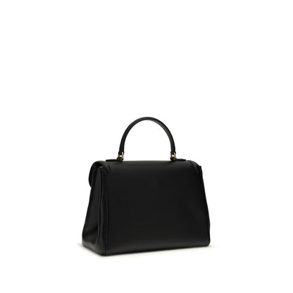 Black Calf Leather Bos Taurus Handbag