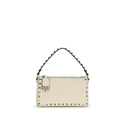 Small Rockstud Grainy Calfskin Crossbody Bag