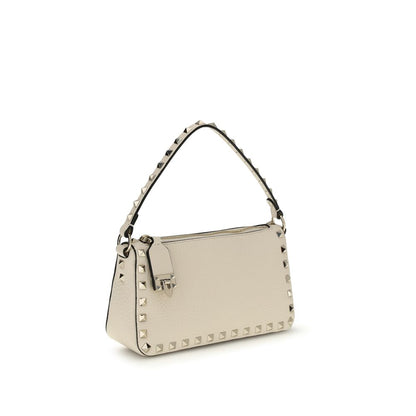 Small Rockstud Grainy Calfskin Crossbody Bag