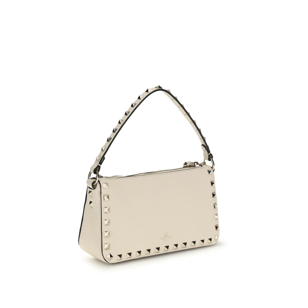 Small Rockstud Grainy Calfskin Crossbody Bag