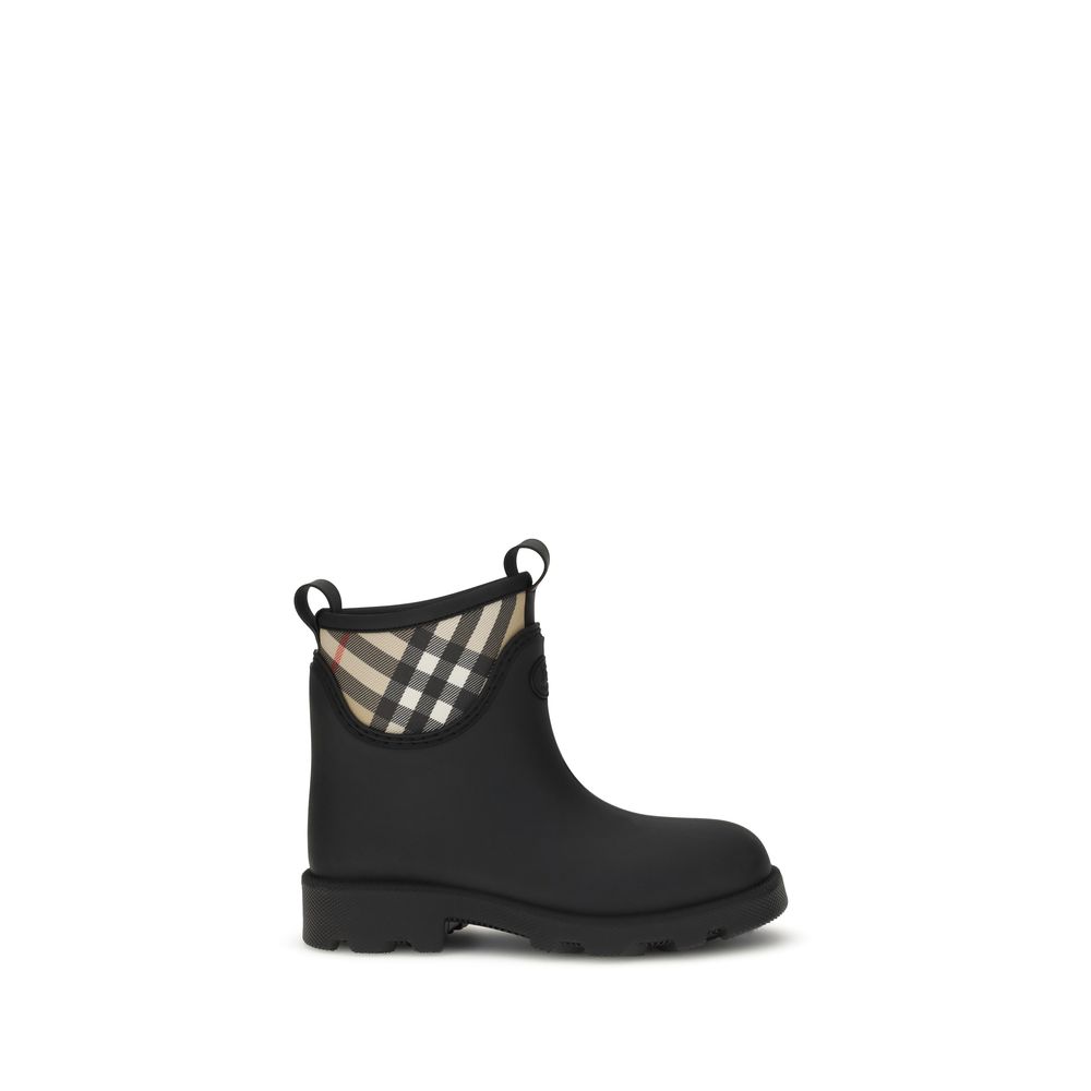 Burberry Women's Marsh Stamp Check Rain Booties