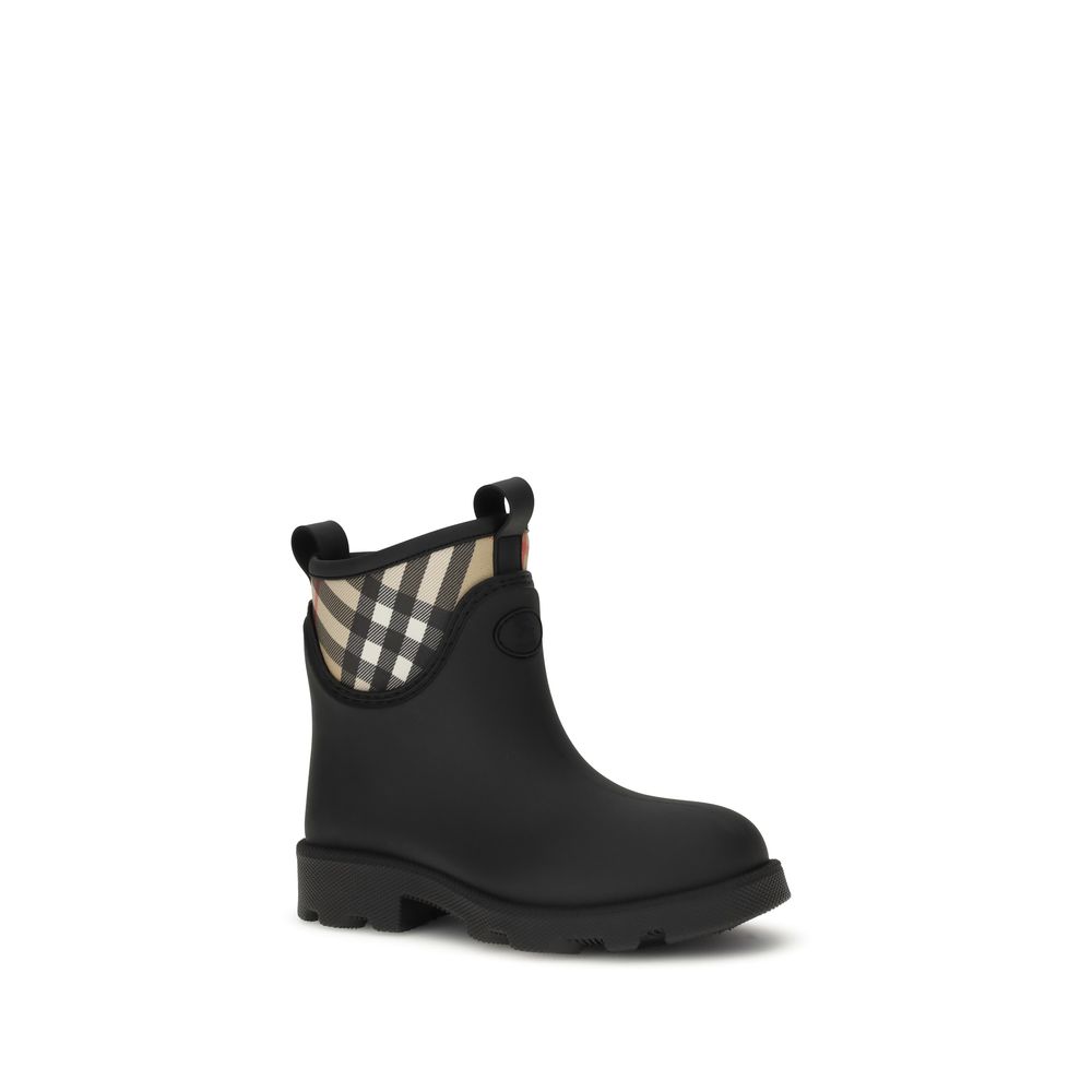 Burberry Women's Marsh Stamp Check Rain Booties