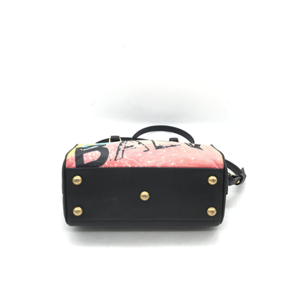 Baby Duffle Colorful Printed Leather Bag