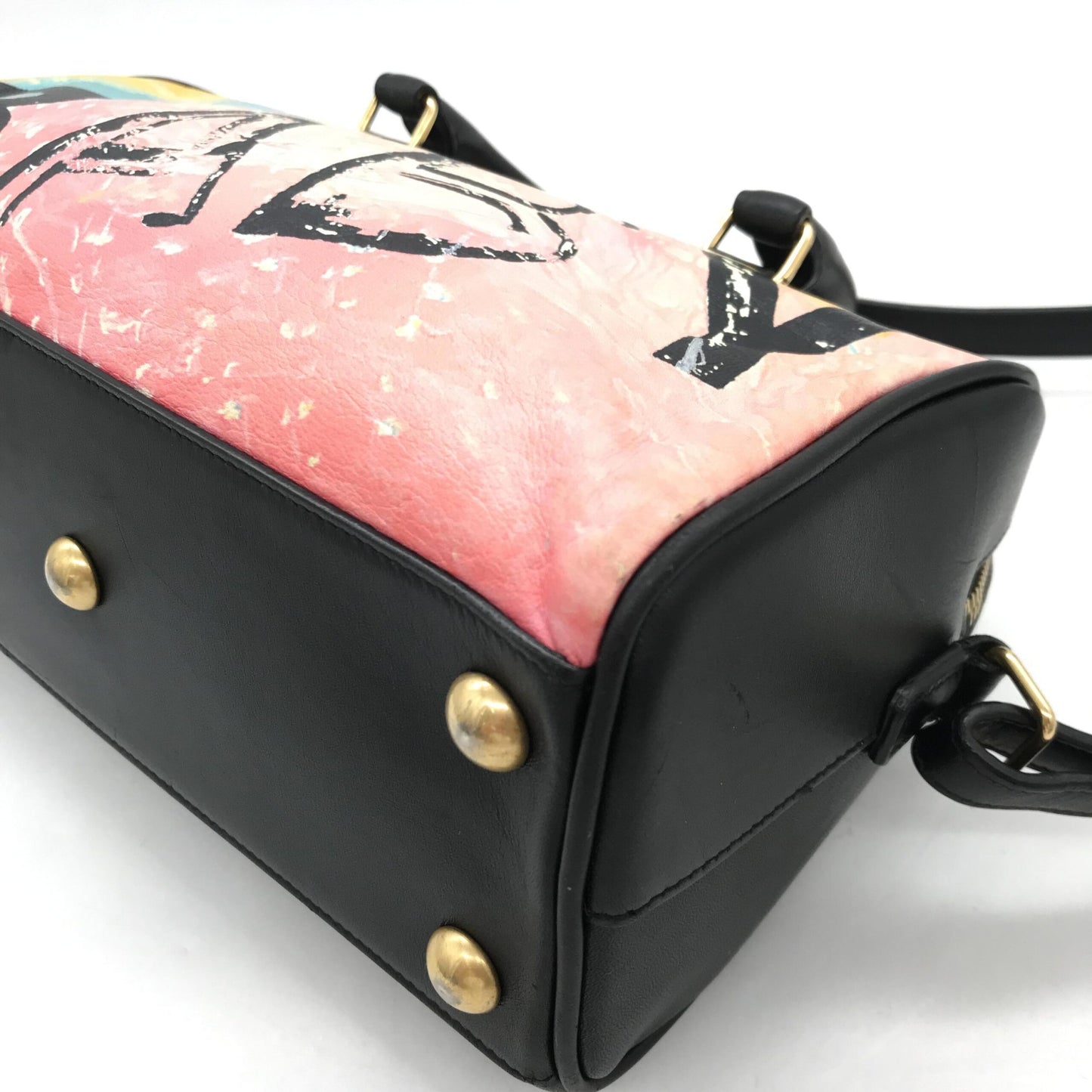 Baby Duffle Colorful Printed Leather Bag