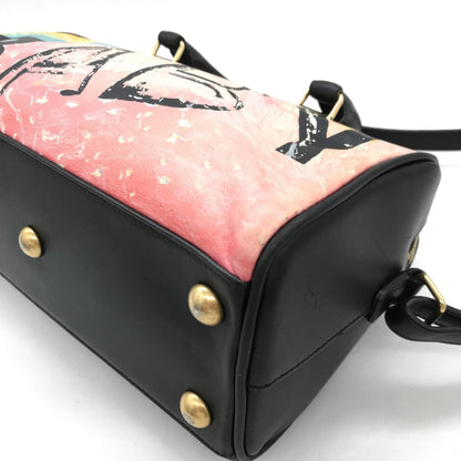 Baby Duffle Colorful Printed Leather Bag