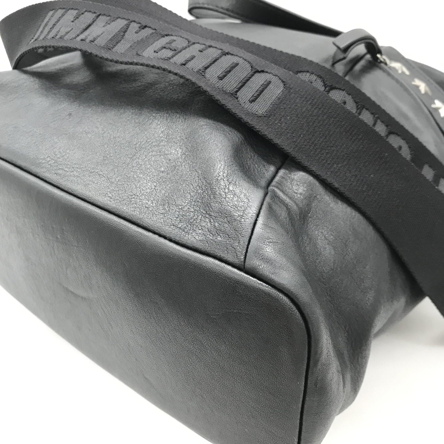 Balfour Black Leather Studs Tote