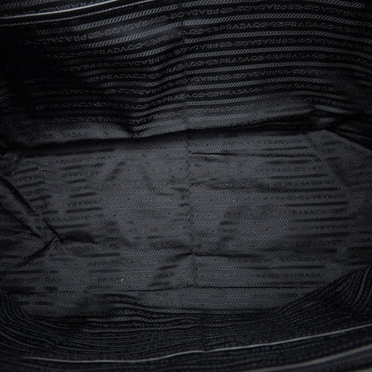 Black Camouflage Tessuto Nylon Tote Bag