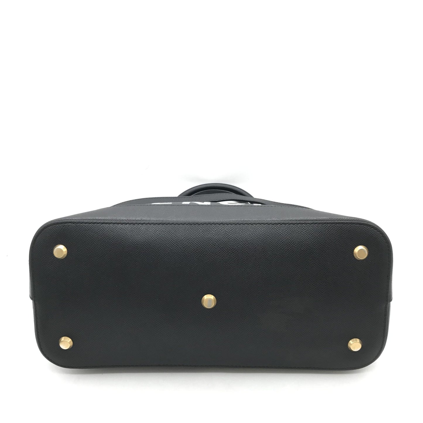 Balenciaga Black Grained Leather Ville Top Handle Bag