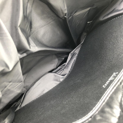 Black Leather Big Softie Tote Bag