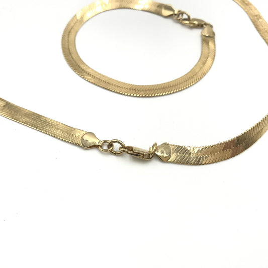 Givenchy Gold-Plated Herringbone Chain Bracelet