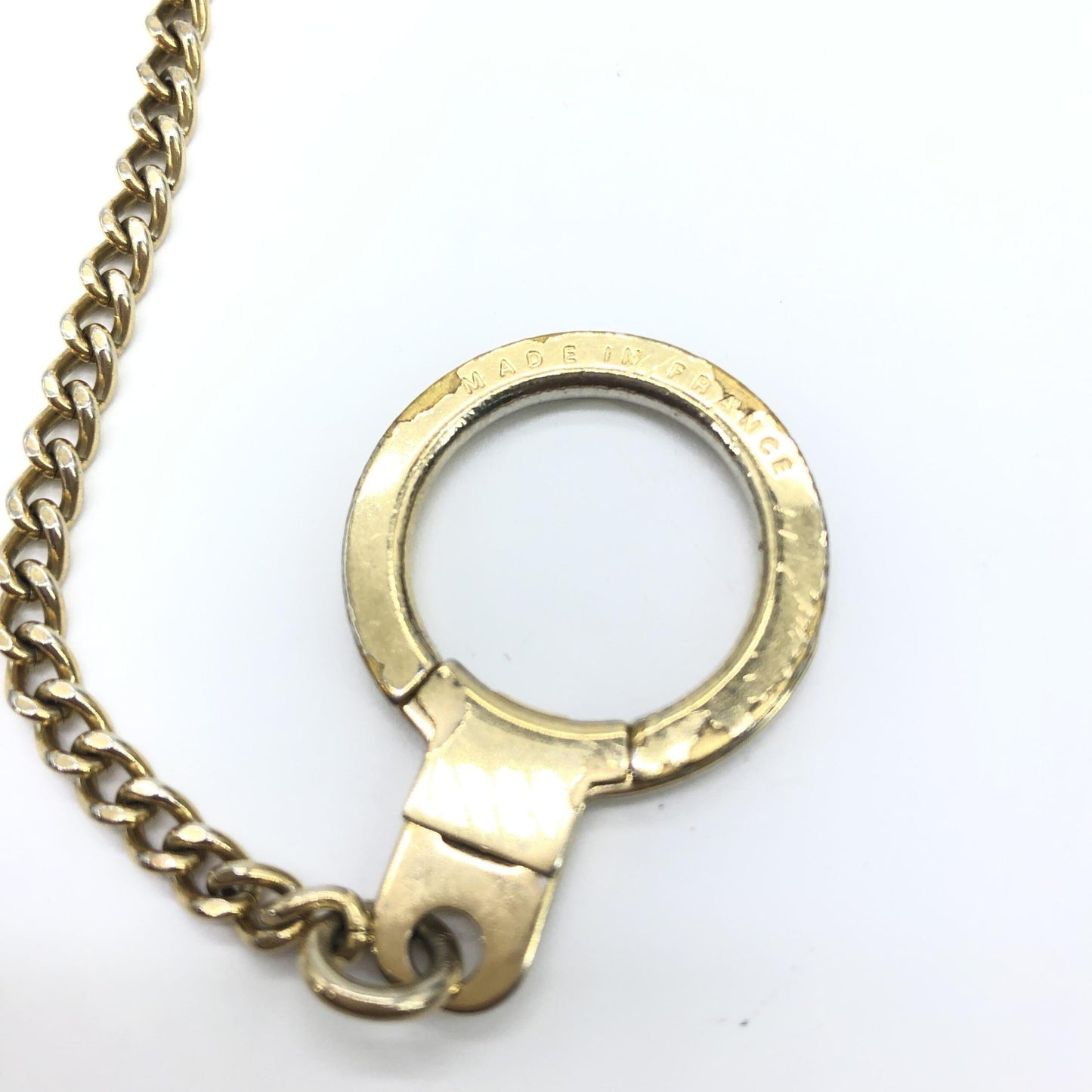 Gold Metal Bag Extender Keychain