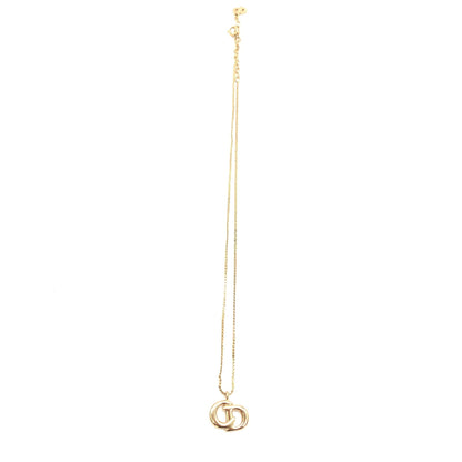 Gold Plated CD Pendant Necklace With Chain