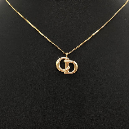 Gold Plated CD Pendant Necklace With Chain