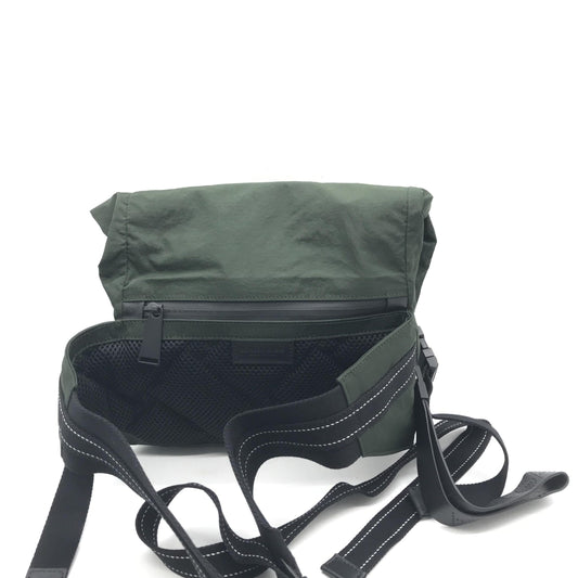 Green Nylon Body Bag Waist Bag
