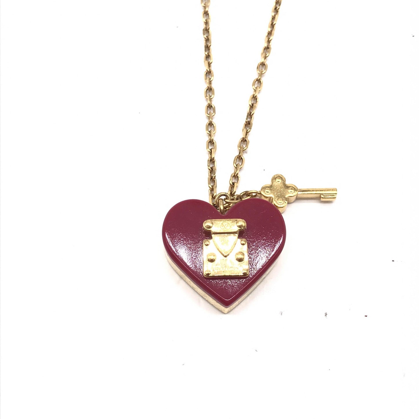 LV Heart Necklace