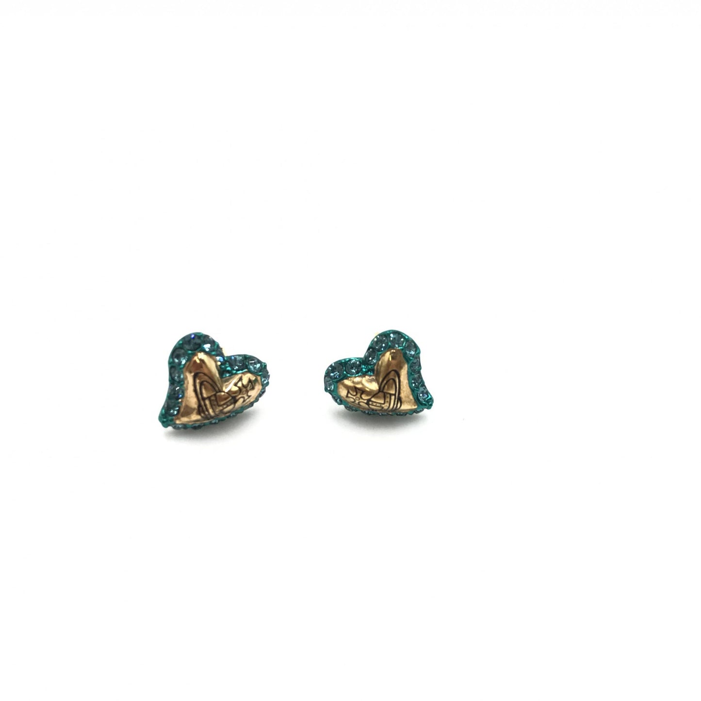 Orb Heart Earrings