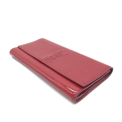 Red Patent Leather Clutch Bag