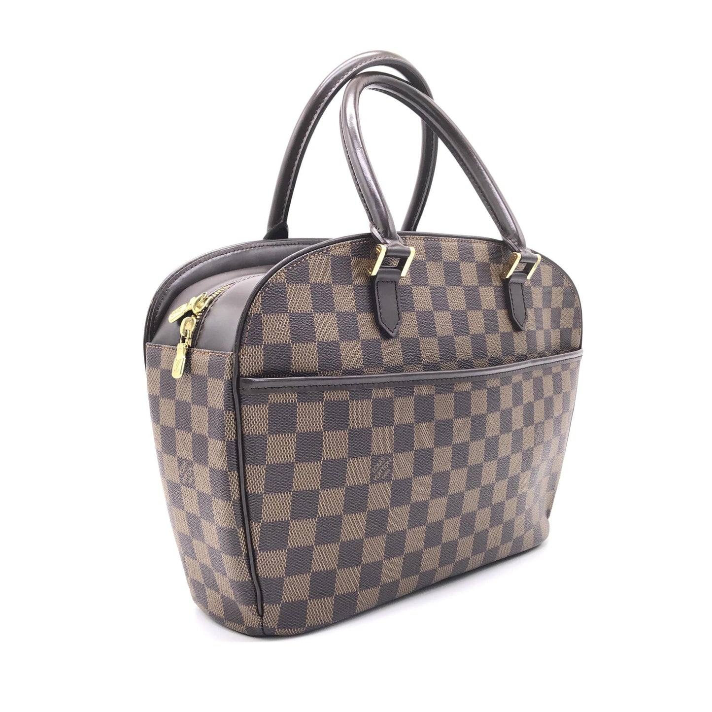 Sarria Horizontal Damier Ebene Top Handle Bag