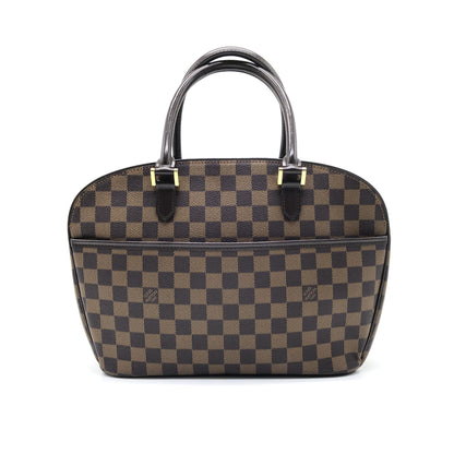 Sarria Horizontal Damier Ebene Top Handle Bag