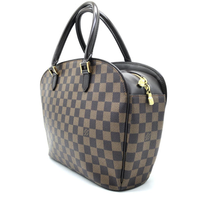 Sarria Horizontal Damier Ebene Top Handle Bag